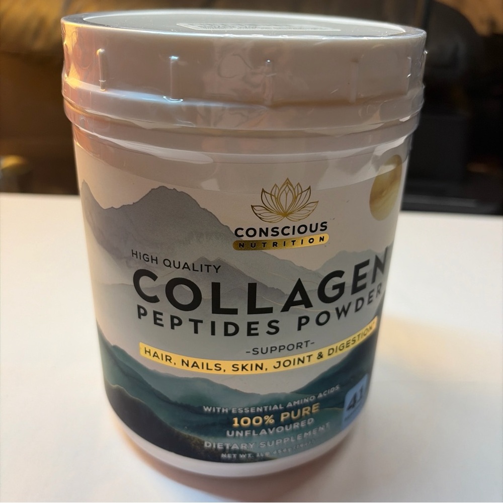 Collagen Peptides Powder – Unflavored, Hydrolyzed Type I & III Collagen,
